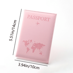 Solid Passport Case Portable Travel Passport Cover Lightweight