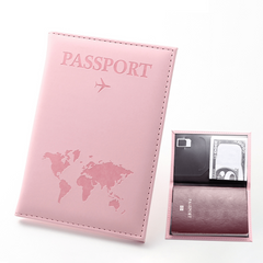 Solid Passport Case Portable Travel Passport Cover Lightweight