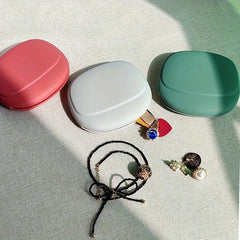 Silicone Storage Bag Headphone Jewelry Hair Rope Mini Round Coin Purse