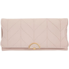 Embossed Solid Mini Wallet PU Leather Soft Purse Card Coin Cash Clutch Bag