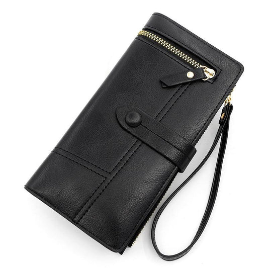 Retro Long Wallet Women's Wallet With Card Slots