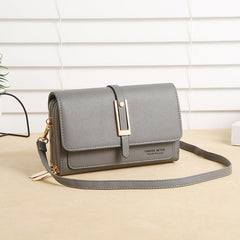 Women's Coin Purse Square Shoulder Bag with Detachable Strap