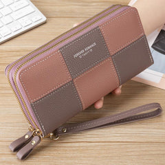 Large Capacity Long Wallet Clutch Bag Cell Phone Coin Purse