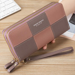Large Capacity Long Wallet Clutch Bag Cell Phone Coin Purse