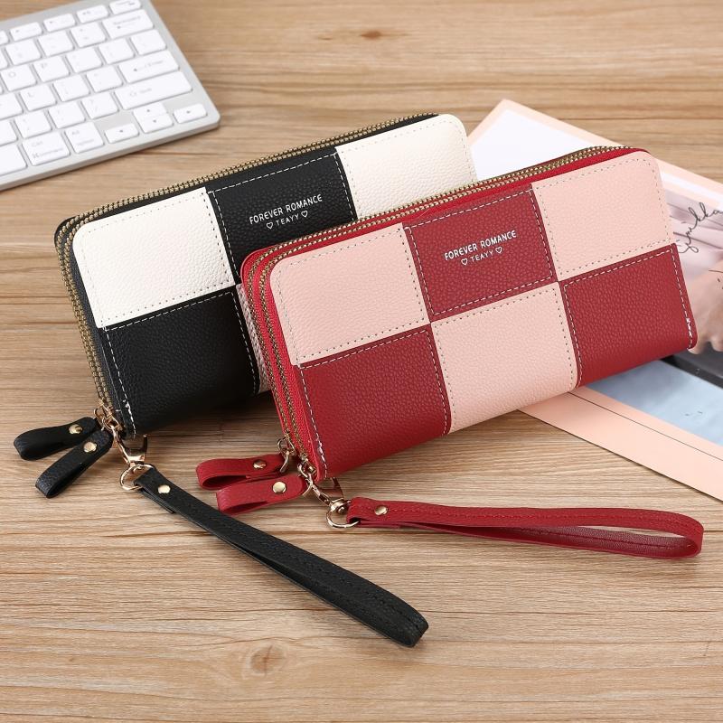 Large Capacity Long Wallet Clutch Bag Cell Phone Coin Purse