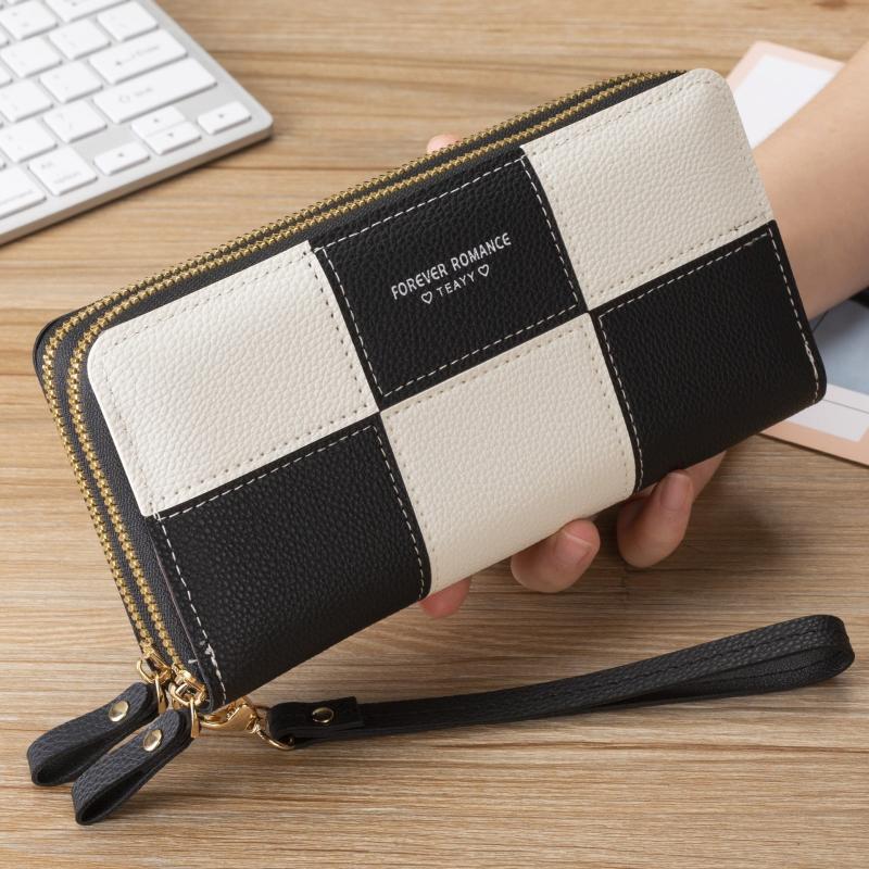 Large Capacity Long Wallet Clutch Bag Cell Phone Coin Purse