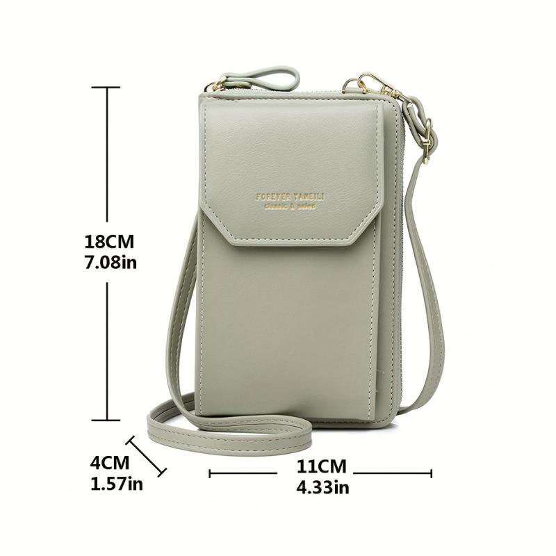 Small Crossbody Purse for Women Zipper Wallet with Phone Pocket