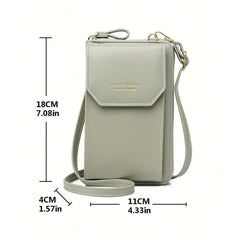 Small Crossbody Purse for Women Zipper Wallet with Phone Pocket