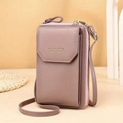 Small Crossbody Purse for Women Zipper Wallet with Phone Pocket