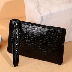 Women's Minimalist Clutch Coin Purse Zipper Solid Purse