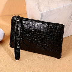 Women's Minimalist Clutch Coin Purse Zipper Solid Purse