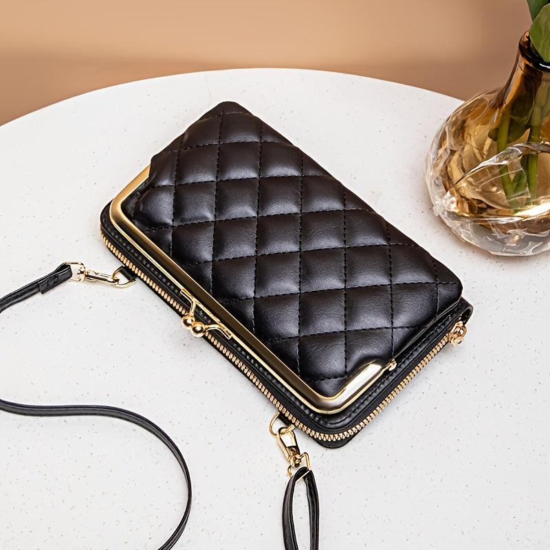 Argyle Clip Phone Bag Women's Wallet