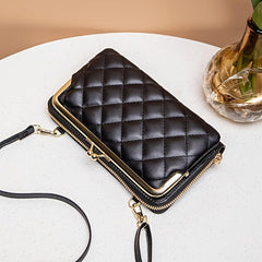 Argyle Clip Phone Bag Women's Wallet