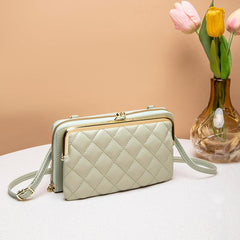 Argyle Clip Phone Bag Women's Wallet