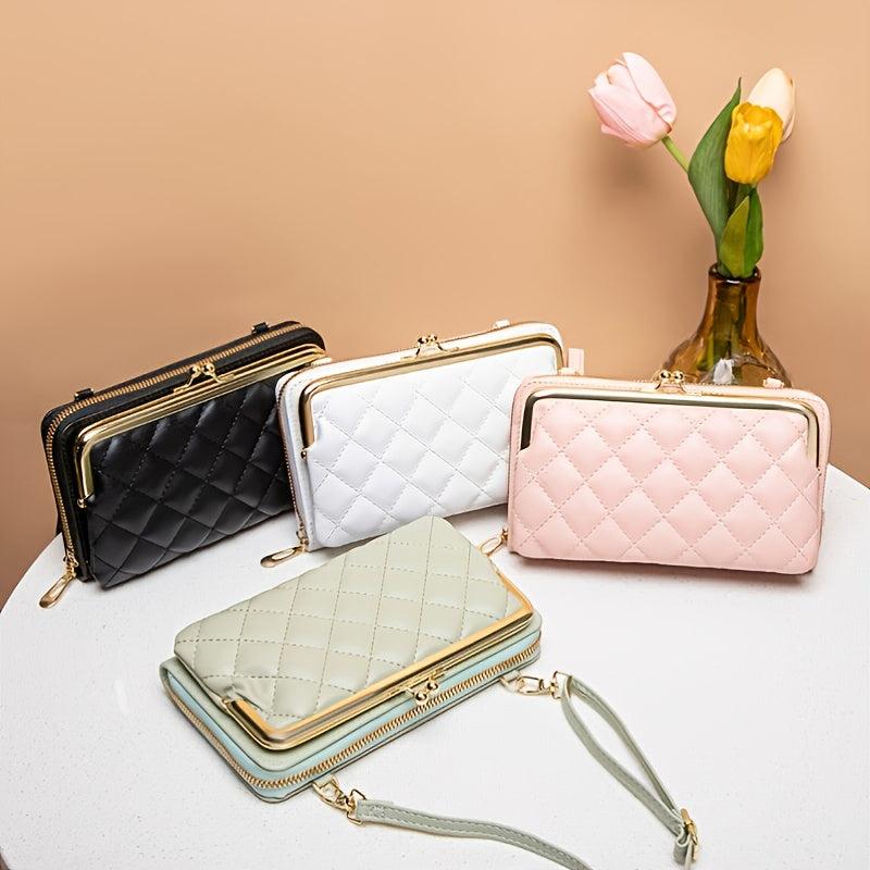 Argyle Clip Phone Bag Women's Wallet