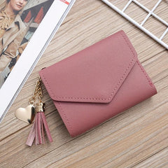 Short Wallet PU Leather Envelope Credit Card Bag