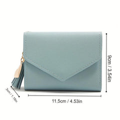 Short Wallet PU Leather Envelope Credit Card Bag