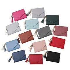 Short Wallet PU Leather Envelope Credit Card Bag