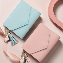 Short Wallet PU Leather Envelope Credit Card Bag