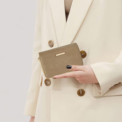 Multifunctional Wallet Classic Fau Leather Trifold Purse