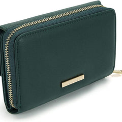 Multifunctional Wallet Classic Fau Leather Trifold Purse