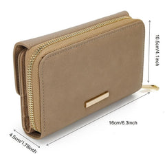 Multifunctional Wallet Classic Fau Leather Trifold Purse