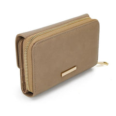 Multifunctional Wallet Classic Fau Leather Trifold Purse