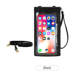 Women's Cell Phone Pouch Hand Bag Long Wallet With Touch Screen Coin Purse
