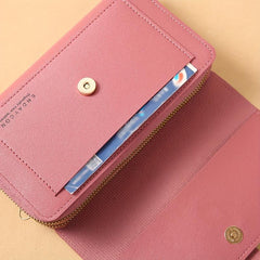 Mini Flap Zipper Crossbody Bag PU Leather Textured Bag Purse