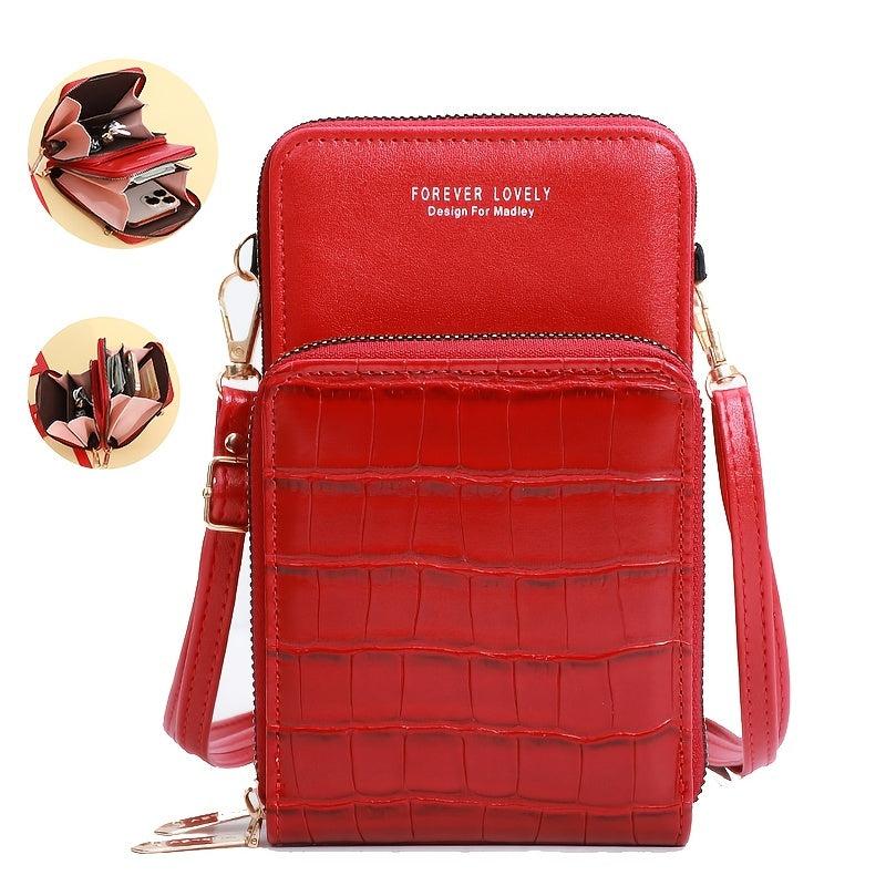 Zipper Phone Bag Coin Purse Mini Shoulder Bag