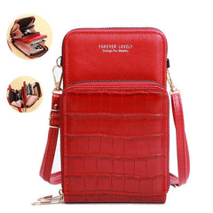 Zipper Phone Bag Coin Purse Mini Shoulder Bag