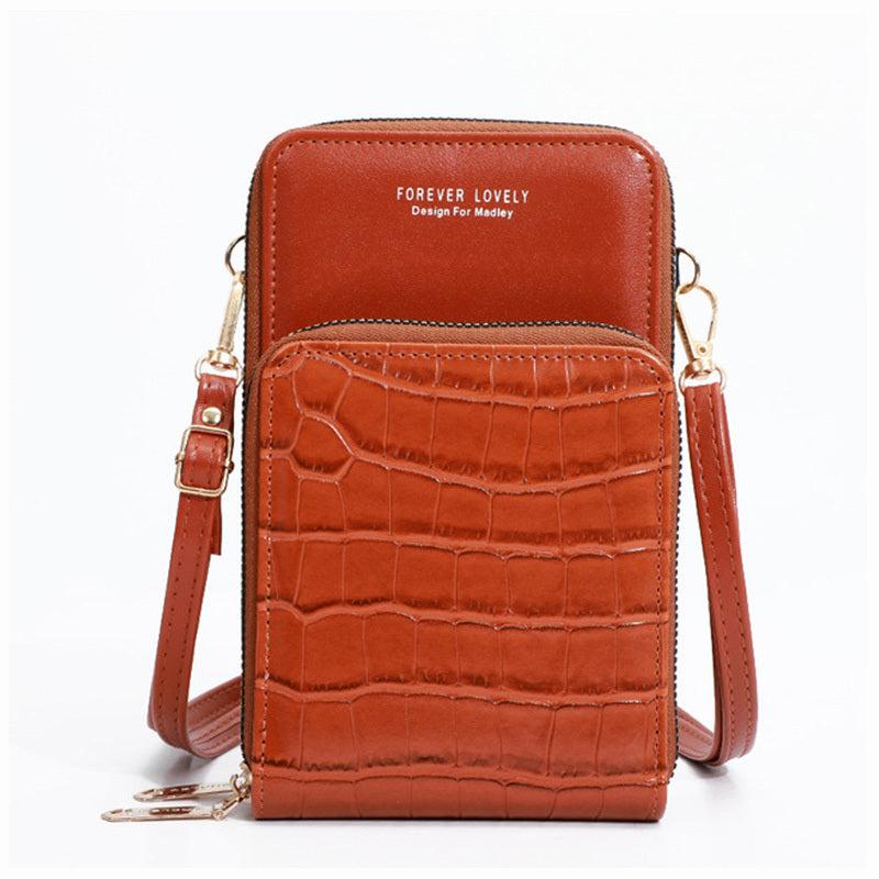 Zipper Phone Bag Coin Purse Mini Shoulder Bag
