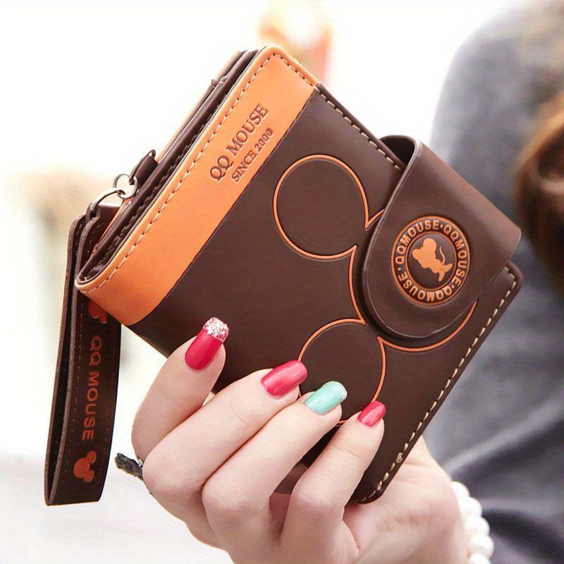 Cartoon Pattern Short Wallet Coin Purse Women's Card Hoder