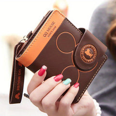Cartoon Pattern Short Wallet Coin Purse Women's Card Hoder