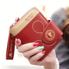 Cartoon Pattern Short Wallet Coin Purse Women's Card Hoder