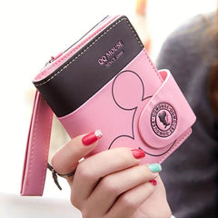 Cartoon Pattern Short Wallet Coin Purse Women's Card Hoder