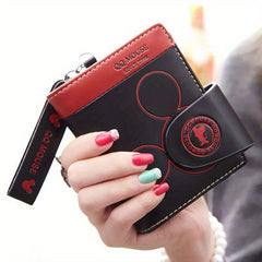 Cartoon Pattern Short Wallet Coin Purse Women's Card Hoder