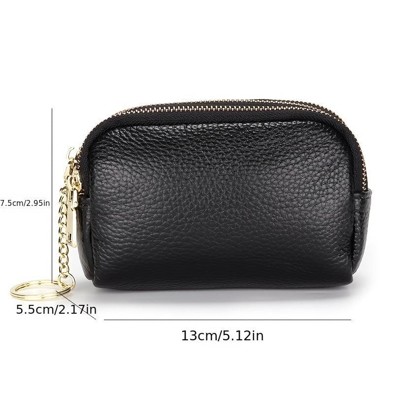 Women's Mini Coin Purse Zipper Clutch Bag Card & Key Pouch