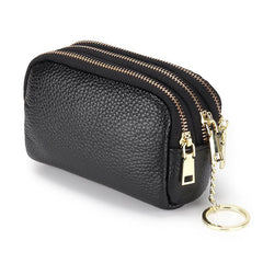 Women's Mini Coin Purse Zipper Clutch Bag Card & Key Pouch