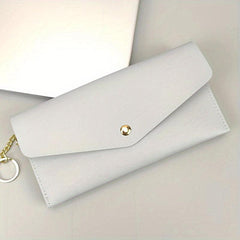 Women's Minimalist Long Wallet Messenger Purse Clutch Coin Purse
