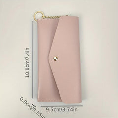 Women's Minimalist Long Wallet Messenger Purse Clutch Coin Purse