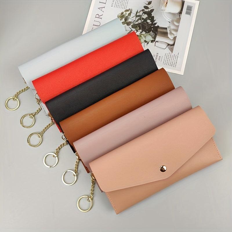 Women's Minimalist Long Wallet Messenger Purse Clutch Coin Purse