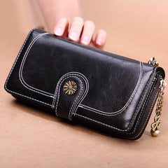 Vintage Long Coin Purse Clutch Phone Bag