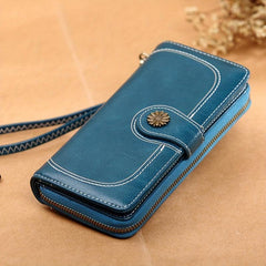 Vintage Long Coin Purse Clutch Phone Bag