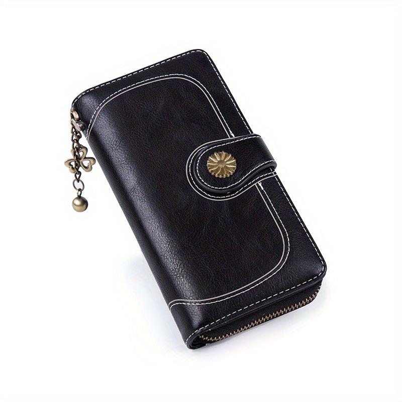 Vintage Long Coin Purse Clutch Phone Bag