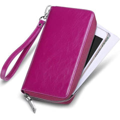 Women's Long Zipper Wallet Coin Purse Large Capacity