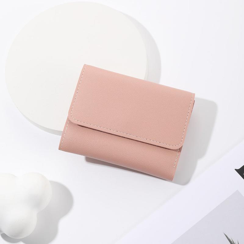 Women's Multifunctional Short Wallet Faux Leather Clutch Bag