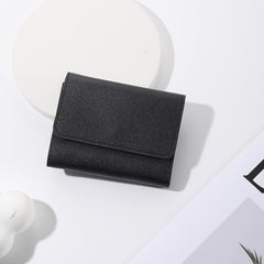 Women's Multifunctional Short Wallet Faux Leather Clutch Bag