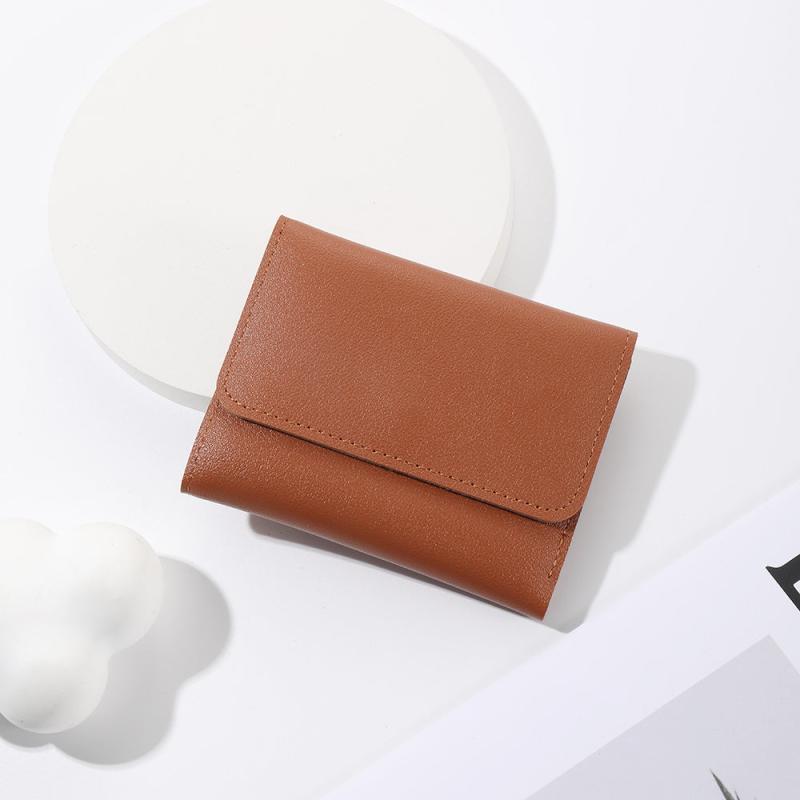 Women's Multifunctional Short Wallet Faux Leather Clutch Bag
