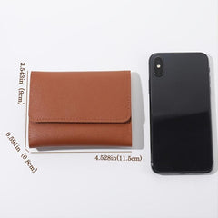Women's Multifunctional Short Wallet Faux Leather Clutch Bag